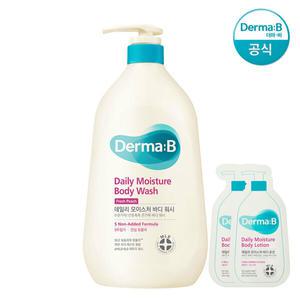 더마비 데일리 모이스처 (대용량) 바디워시 (프레쉬피치) 880ml (+견본2매)