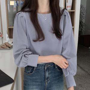 [페이릿][페이릿] 체브 숄더 소매 셔링 포인트 블라우스