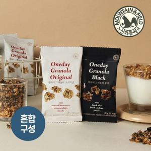 [산과들에] 그래놀라 코코넛칩10봉+검은콩20봉 (총 30봉 식사대용시리얼)