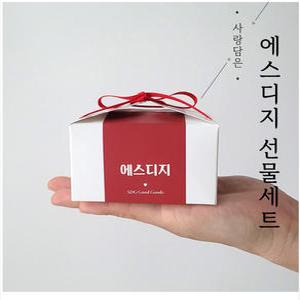 에스디지 양말선물세트 양말 답례품 선물포장 2켤레세트