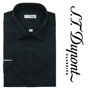 갤러리아 [듀퐁]25년S/S(일반핏/반소매) 스트레치소재 블랙셔츠,SE5MM12HS703SBK