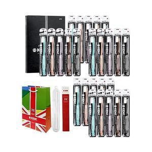 켄트 시그니처 블랙 초극세모 칫솔 25P(분 2P포함)+칫솔케이스+쇼핑백