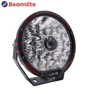 160W LED 레이저 써치라이트 작업등 DC 12V 24V 차량용 선박용 화물차 서치라이트 16900루멘 야간 작업등 차량 전조등 보조등 LLS160