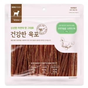 네츄럴랩 굿데이 건강한육포 오리가슴살 소프트스틱 300g