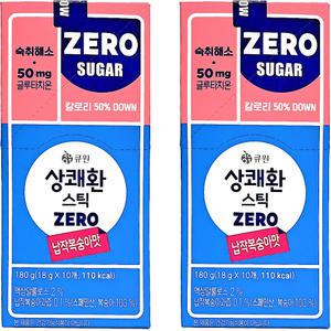 큐원 상쾌환 스틱 18g 20개(=20포) 납작복숭아맛 상쾌한 젤리