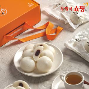 [우체국쇼핑]종천막걸리로 만든 순수기정 팥앙금 기정떡 개별포장떡 20개(600g)/40개(1200g)