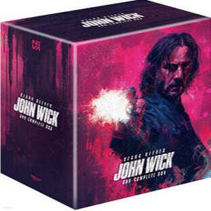 [Blu-ray] 존윅 4K UHD 합본 박스세트 (4Disc) : 블루레이 /예스24 단독