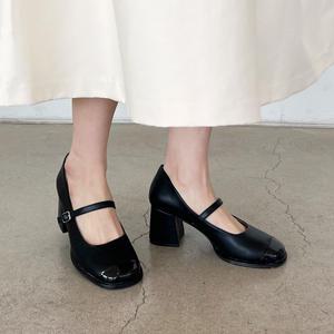 [롯데백화점]소보 나노르 소가죽 메리제인 미들펌프스 6cm