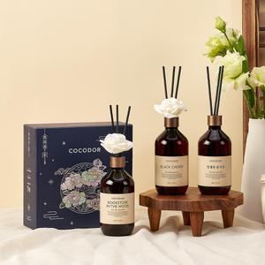 코코도르 프리미엄 전통 디퓨저 500ml 3개입 선물세트(+쇼핑백) 블랙체리
