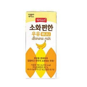 일동후디스 소화 편한 우유 바나나 190ml x 24입