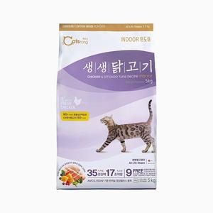 캐츠랑 생생닭고기 인도어, 5kg, 1개