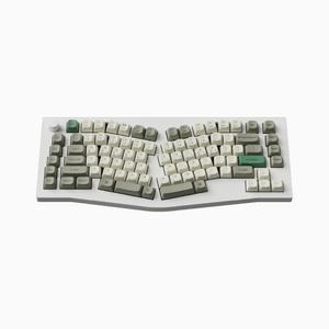 키크론 V10 PRO MAX 쉘화이트 무선 RGB 저소음적축 앨리스 인체공학 커스텀 기계식 키보드