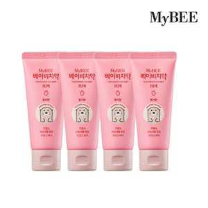 마이비 베이비치약 2단계(2~4세)(50g) 딸기향 (총4개)