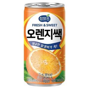 [일화] 참맑은 오렌지쌕 175ml x 30캔 캔음료 음료수