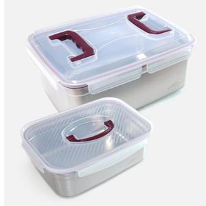 모던앤락 스텐 김치통 밀폐용기 손잡이 핸디 5호(13L)