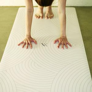 [바르시에]천연고무 프리미엄 요가매트 Core Darkgrey, Art Circle