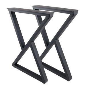[BZFJ9ML6_51CE]철제 테이블 다리 제트형 500X700 2개1조