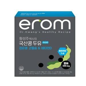 [이롬] 황성주 국산콩 검은콩 고칼슘 비타민D 두유 190ml x 64개