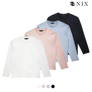 [NIX]유니) 소매 트임 워싱 긴팔 티셔츠(FNQSCTR711P)