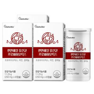 헬로바이오 편안해 질 유산균 45캡슐 3개 (총 4.5개월분)