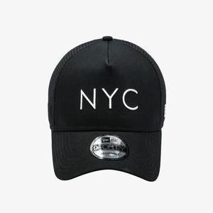 뉴에라 25SS NYC THIN A프레임 트러커 볼캡 블랙 14561868