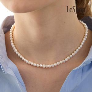 [르샵주얼리] 14k 담수진주 목걸이(GoldPlated)_LJ0199BRN