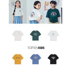 [롯데백화점]탑텐키즈 MKF2TS3807 공용) 어바웃모먼트 쿨에어 코튼 티셔츠 (빛을 되찾다, 광복 80th)