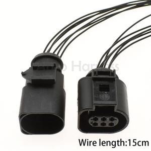 차량용 방수 전기 커넥터 VW 자동차 스로틀 위치 센서 와이어 소켓 3B0973813 6P 1 개