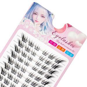 3D 고양이 눈 클러스터 속눈썹, 천연 인조 속눈썹, DIY 속눈썹 연장, C 컬, 속눈썹 연장용 개별 속눈썹
