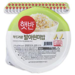 CJ 햇반 발아현미밥 210g 36개