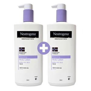 뉴트로지나 릴렉싱 바디로션 라벤더향 450ml x1개+추가1개 (총2개) 대용량
