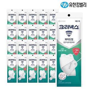 [기타]크리넥스 KF94 접이식 4단 마스크 대형1매입 x20개