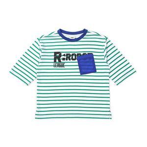 [보리보리/알로봇]알로봇 R.CLUB STRIPE 7부 티셔츠(14319-331-03)_GN