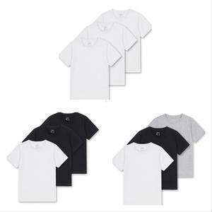 [롯데백화점]더영스터 공용) 기본 반팔티 3PACK  - PYF5TS3810