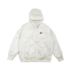 나이키 NSW 윈드러너 후드 자켓 화이트 - 아시아 Nike Windrunner Hooded Jacket White Asia DA0002-135