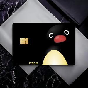 Pingu 펭귄 포스터 스크래치 방지 장식 소형 칩 카드 스티커 4 개 신제품