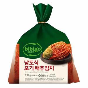 비비고 남도식 포기배추김치 3.3kg