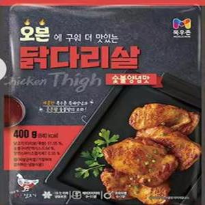 [목우촌] 오븐에 구운 닭다리살 숯불양념맛 400g 4개