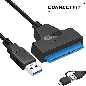 모니터연결케이블 연결선 USB SATA 3 케이블 30 어댑터 6 Gbps 25인치 외장 SSD HDD 하드 드 22 핀 Sata II