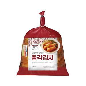 종가 [엄마맛집]총각김치 2.3kg 아삭아삭 시원한맛 건강한 집밥 간단한끼 봄 식재료