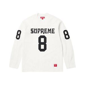 슈프림 어필리에이티드 롱슬리브 풋볼 탑 화이트 - 25SS Supreme Affiliated L/S Football Top White