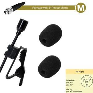 [누리사진관]3.5mm Lavalier 옷깃 클립 마이크 3Pin For 4 XLR Shure Mipro 무선 오디오 Technica