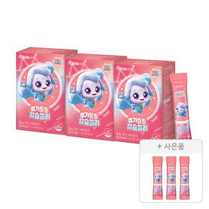 락피도 뼈가튼튼 칼슘젤리, 15포, 3개 + 증정( 뼈가튼튼칼슘젤리, 1포, 3개 )