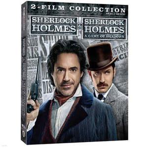 [Blu-ray] 셜록 홈즈 2-Film 콜렉션 (4Disc, 4K UHD 슬립케이스 포함) : 블루레이 /4/11 14시 오픈! (셜록홈즈 1,2 )