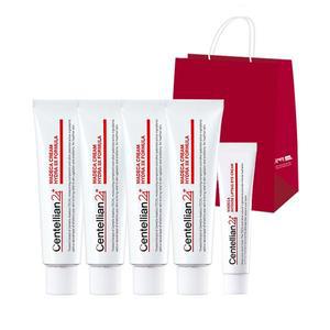 [센텔리안24][수분크림4+1] 마데카크림 하이드라3X포뮬러 50ml 4개+아이크림15ml+쇼핑백