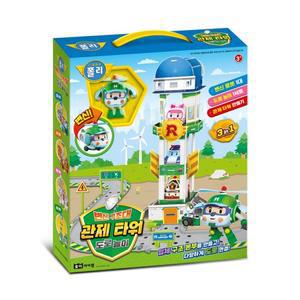 로보카폴리 변신 구조대 도로놀이 관제타워