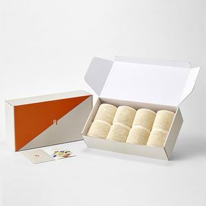 크림 밴딩페이스타올 250g 최고급모달텐셀  4p  선물포장)
