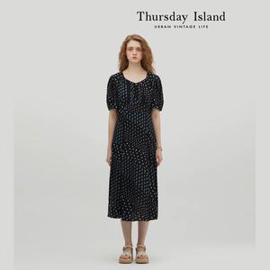 [Thursday Island] 다이아몬드 네크라인 원피스(T234MOP262W)