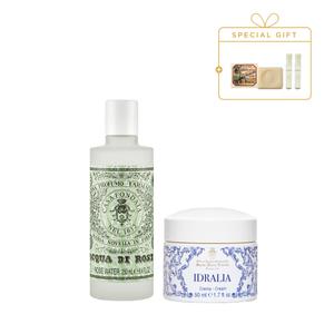 갤러리아 [산타마리아노벨라]장미수+이드랄리아 크림(+사포네 벨루티나 55g+