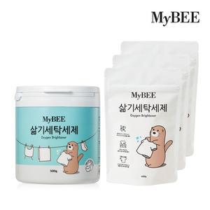 삶기세탁세제 용기 500g)+리필 400g)x3개